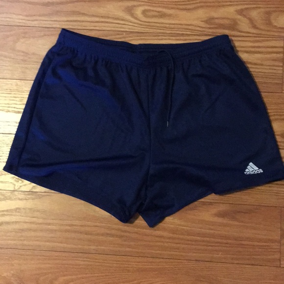 adidas navy blue shorts womens